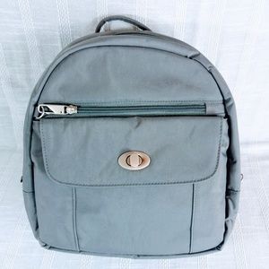Travelon Gray Anti Theft Backpack Bag Slash Proof